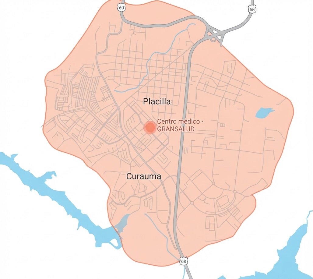 Mapa de cobertura Gransalud